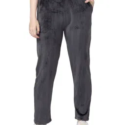 Candyskin Dark Grey Regular Fit Mid Rise Sweatpants-picture-1