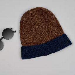 Byford by Pantaloons Brown & Navy Acrylic Beanie-picture-31