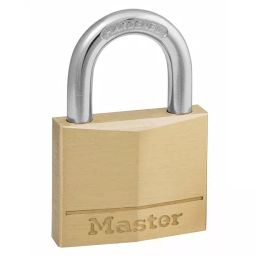 MASTER LOCK Padlock Brass Padlock 6 mm Shackle 40 mm Body, 140EURD-image-54