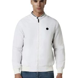 Van Heusen White Cotton Regular Fit Jackets-image-49