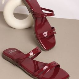 Carlton London Women Party Open Toe Flats-12