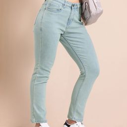 Mast & Harbour Women Straight Fit Stretchable Jeans-picture-11