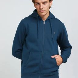 French Connection Teal Blended Solid Long Sleeves Sweatshirts-picture-12