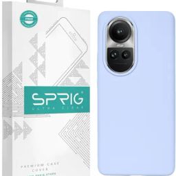 Sprig Liquid Silicone Back Cover for Oppo Reno10 5G (Purple)-image-78