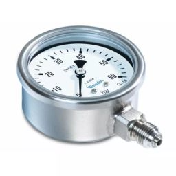 Bourdon G 1/4 Analogue Pressure Gauge 0 Bar Bottom Entry 63 mm Outside Diameter, MEX3-D21.B59-image-19