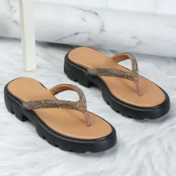 Iconics Women's Beige Thong Sandals-image-30