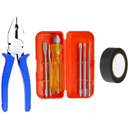FADMAN Screwdriver Box-R, Tape, Lineman Plier 3 pcs Combo Kit-4