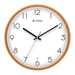 Titan NSW0075PS01 Classic White Plastic Wall Clock with Silent Sweep Technology-6