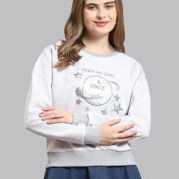 Monte Carlo Grey Cotton Embellished Sweatshirt-picture-18