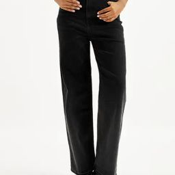 Levi's Ebony Black Relaxed Fit High Rise Jeans-image-66