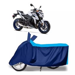 Auto Pearl Two Wheeler Cover for Suzuki GSX S1000F - Cyan, Blue-image-61