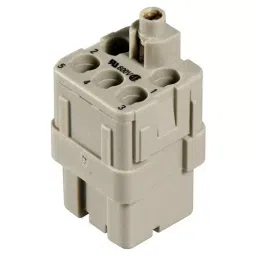 Harting Heavy Duty Connector Inserts / Modules RECTANGULAR POWER CONNECTOR, SOCKET, 5, 09120053101-16