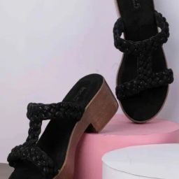 Inc.5 Women's Black Casual Sandals-image-60