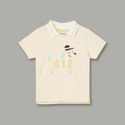 Juniors by Lifestyle Boys Cream Cotton Printed T-Shirt-image-52
