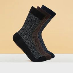 Byford by Pantaloons Multicolor Cotton Printed Socks Pack of 3-picture-14