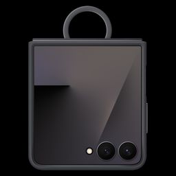 samsung galaxy z flip7 ring case (silicone) black-picture-5