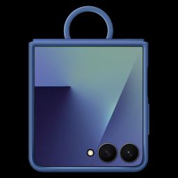 samsung galaxy z flip7 ring case (silicone) blue-picture-30