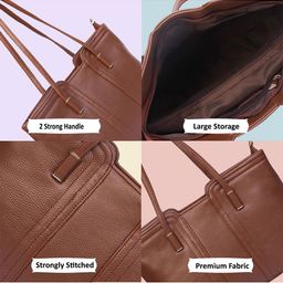 Mast & Harbour Structured Shoulder Bag with Fringed image 2