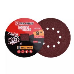 Xtra Power 225 mm #180 Grit Maroon Waterproof Sand Paper with Velcro (Pack of 500)-image-20