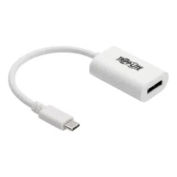 EATON TRIPP LITE USB-C TO DISPLAYPORT 4K ADAPTER, WHITE, U444-06N-DP4K6W-5