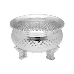 Sri Jagdamba Pearls 0.8 Silver Pooja Bowl-image-48
