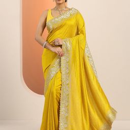 Libas Embellished Zari Silk Blend Saree-image-17