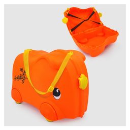 NHR Kids Rideon Suitcase & Small Cabin Luggage Toys Storage - Orange-21