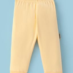 Child World Interlock  Full Length Solid Lounge Pant - Golden-picture-12
