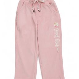 Lil Lollipop Good Focus Text Glitter Printed Pajama - Pink-image-88