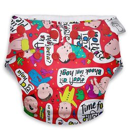 SuperBottoms NEW UNO Freesize Cloth Diaper  Washable & Reusable cloth diaper Comes with cloth diaper insert Pack of 1 Padded Underwear image 4