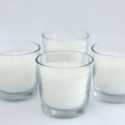 LIGHT JEWELS Off White 5 Pieces Pillar Candle-42