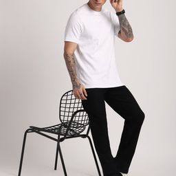 R&B Men Self Design Round Neck Cotton T-shirt-picture-29