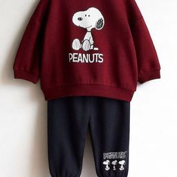 BILLYBALL Kids Printed Pure Cotton Sweatshirt With Jogger-image-29