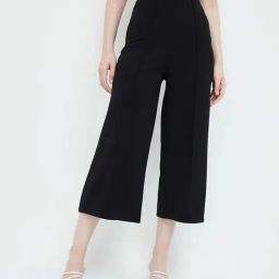 Code by Lifestyle Black Regular Fit Mid Rise Pants-image-36