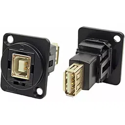 RS PRO Straight Panel Mount USB Connector 1 Port Type B to A, 2035573-image-14