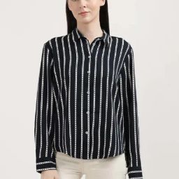 TOMMY HILFIGER Navy Striped Shirt-picture-32