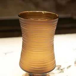 curiocasa Lava Brown Glossy Glass Flower Vase-image-72