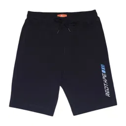 Red Tape Kids Black Logo Print Shorts-image-31