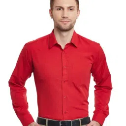 English Navy Red Full Sleeves Shirt-image-87