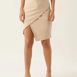 Zoella Beige Regular Fit Skirt-picture-38