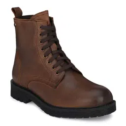Delize Men's Brown Derby Boots-image-20