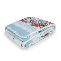 Home4U Multicolor Cotton Double Quilt - Set of 1-image-37