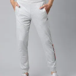 ALCIS Light Grey Printed Joggers-picture-3