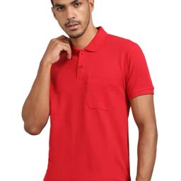 Venitian- Forbidden Clothing Red Polo T-Shirt-image-97