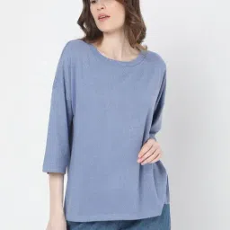 Vero Moda Blue Regular Fit Pullover-29