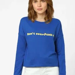 Vero Moda Blue Graphic Print Sweatshirt-image-88