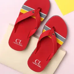 Carlton London Men's Red Flip Flops-image-25