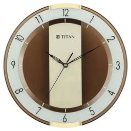 Titan NSW0079PA02 Brown Plastic Wall Clock-48