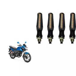 Cartronics Sleek Pencil Type Yellow LED Indicator for Honda Livo (Pack of 4 Pcs)-10