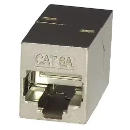 TUK IN-LINE COUPLER, RJ45, JACK, 8P8C, CAT6A, SGAC-1